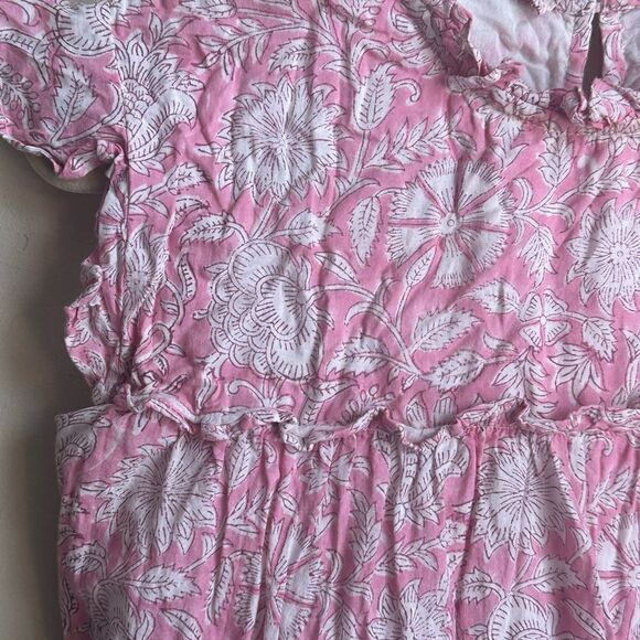 Hampton House Floral Tiered Blouse S - Picture 2 of 5